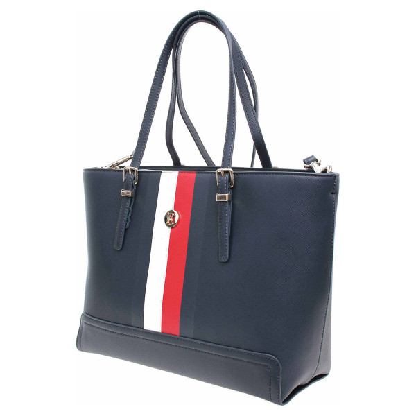 detail Tommy Hilfiger dámská kabelka AW0AW06867 901 corporate