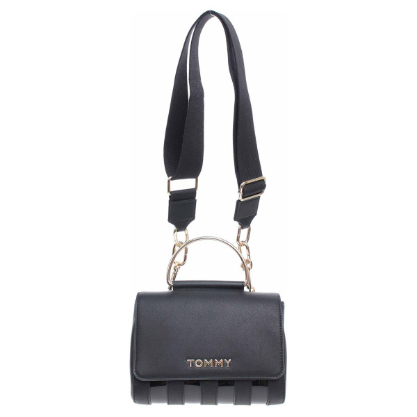 detail Tommy Hilfiger dámská kabelka AW0AW07482 BDS black