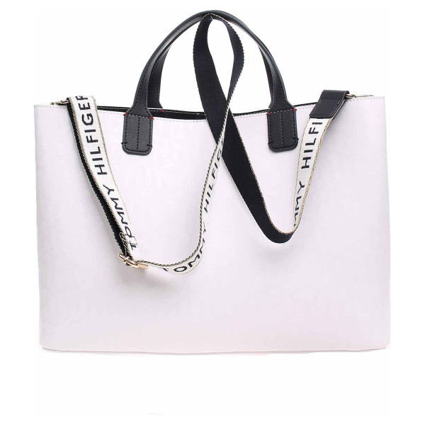 detail Tommy Hilfiger dámská kabelka AW0AW09957 YAF bright white mono