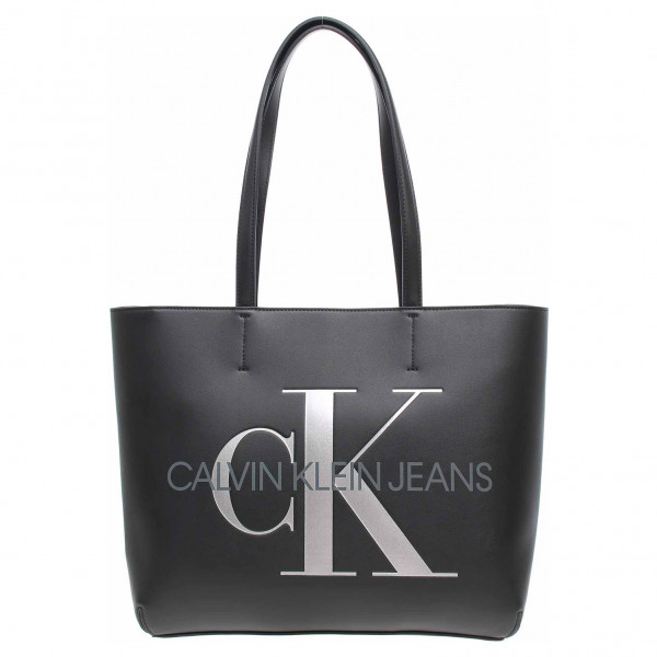 detail Calvin Klein dámská kabelka K60K608378 BDS black