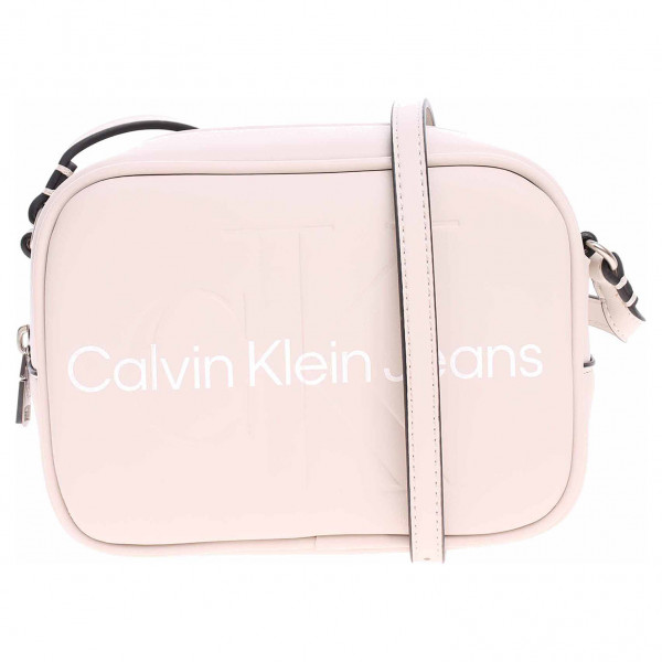 detail Calvin Klein dámská kabelka K60K609311 ACF eggshell