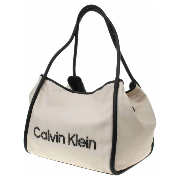 detail Calvin Klein dámská kabelka K60K609405 VHB sand