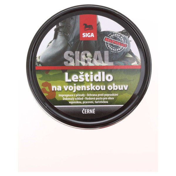 detail Siga vojenské leštidlo černé 250g