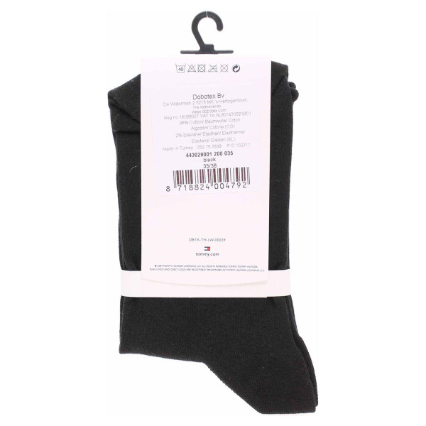 detail Tommy Hilfiger dámské ponožky 443029001 black