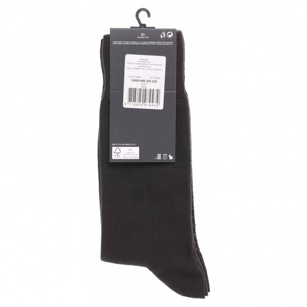 detail Tommy Hilfiger pánské ponožky 100001496 200 black