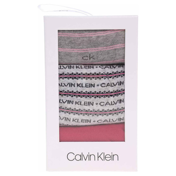 detail Calvin Klein dámské ponožky 100002177 001 grey combo One Size