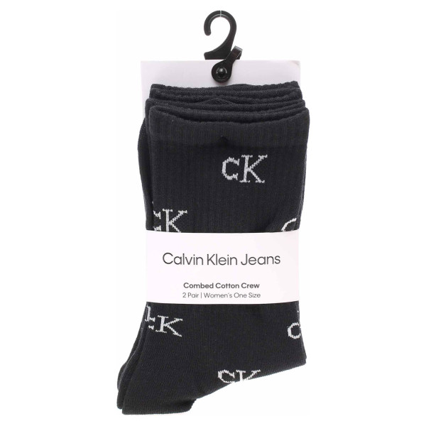 detail Calvin Klein dámské ponožky 100004507 001 black