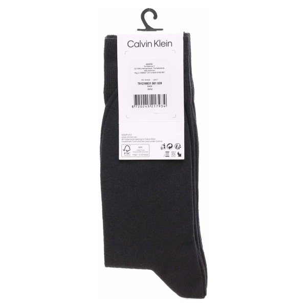 detail Calvin Klein pánské ponožky 701218631 001 black