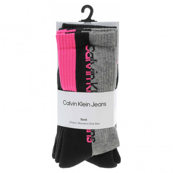 detail Calvin Klein dámské ponožky 701218754001999 black