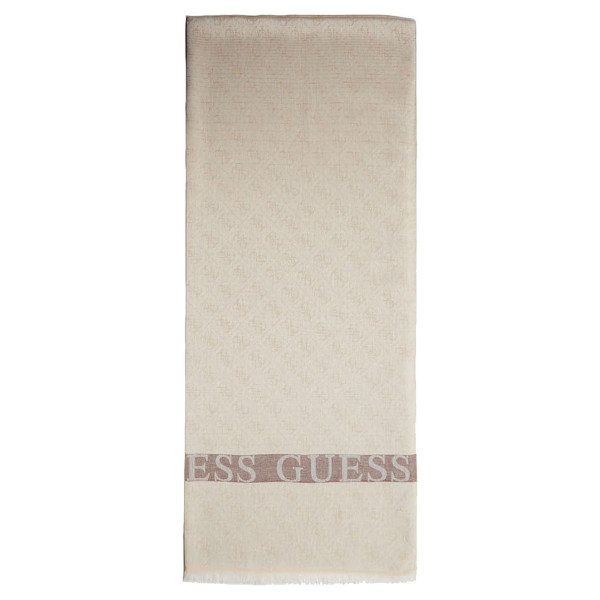 detail Guess dámská šála Valy Jacquard Scarf Stone