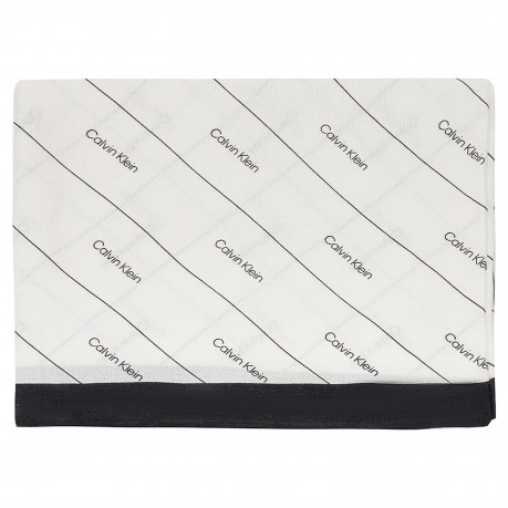 Calvin Klein dámský šátek K60K609160 0GN black-white