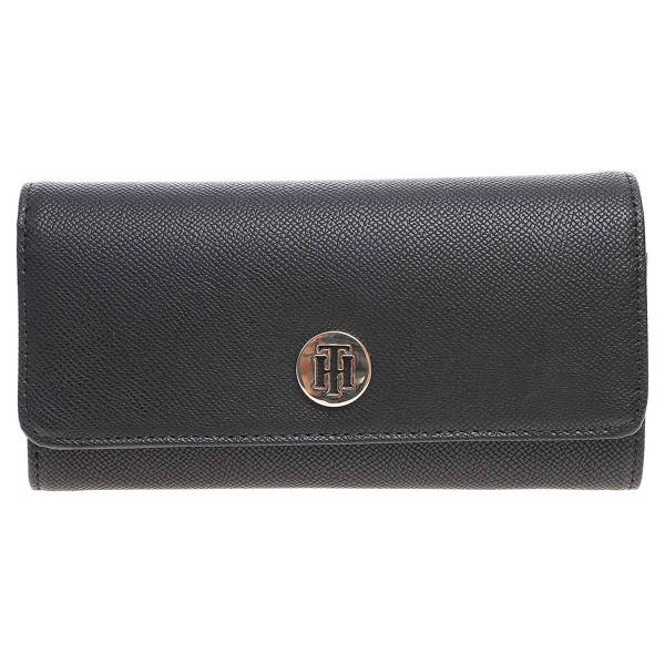 detail Tommy Hilfiger dámská peněženka AW0AW08006 BDS black