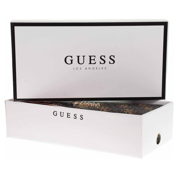 detail Guess dámská peněženka Camy SLG brown multi