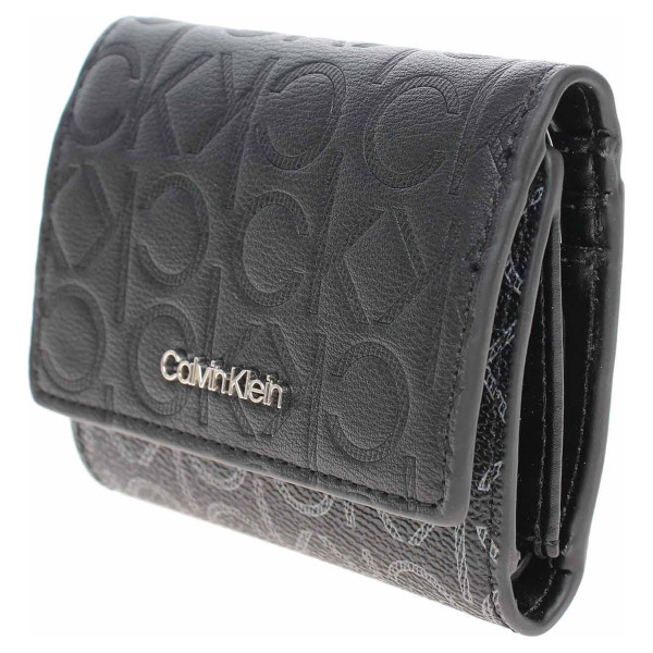 detail Calvin Klein dámská peněženka K60K608459 0GJ black mono