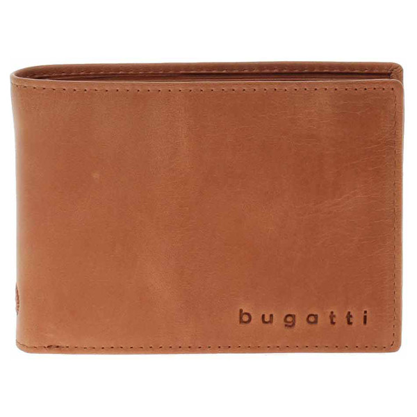 detail Bugatti pánská peněženka 49217607 cognac