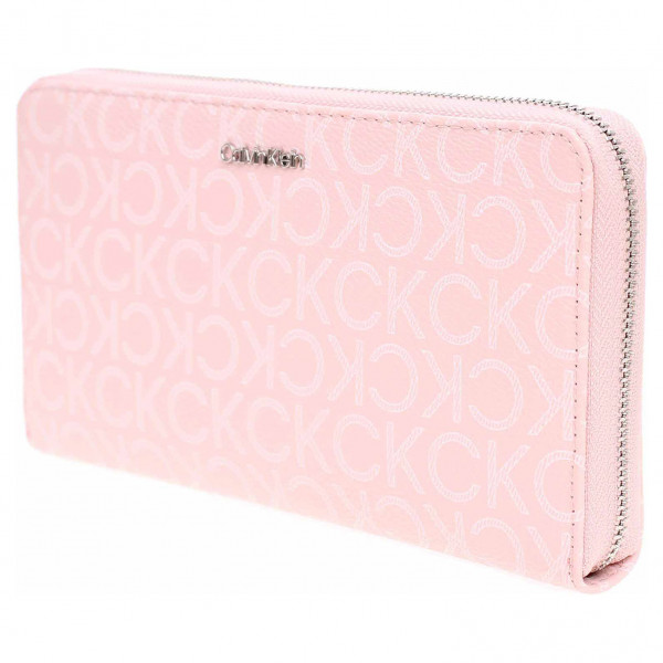 detail Calvin Klein dámská peněženka K60K609546 OJV spring rose mono