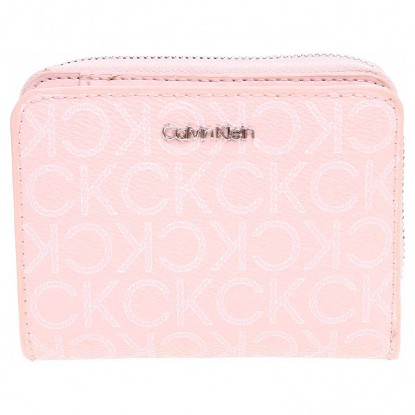 detail Calvin Klein dámská peněženka K60K608910 0JV spring rose mono