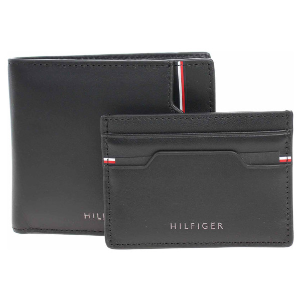 detail Tommy Hilfiger pánská peněženka AM0AM08719 BDS black