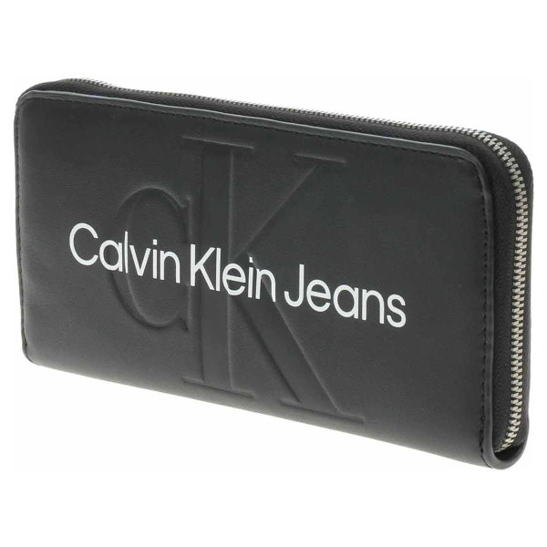 detail Calvin Klein dámská peněženka K60K607634 BDS black