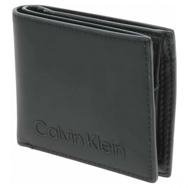 detail Calvin Klein pánská peněženka K50K509606 BAX Ck black