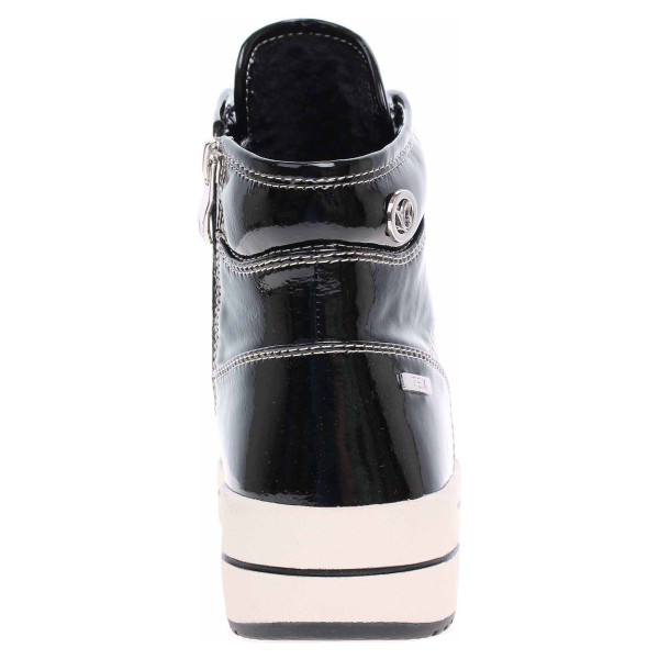 detail Dámska členkové topánky Caprice 9-26222-21 black patent