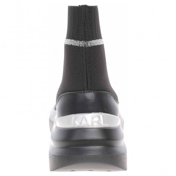 detail Dámska členkové topánky Karl Lagerfeld KL61855 K0S black knit