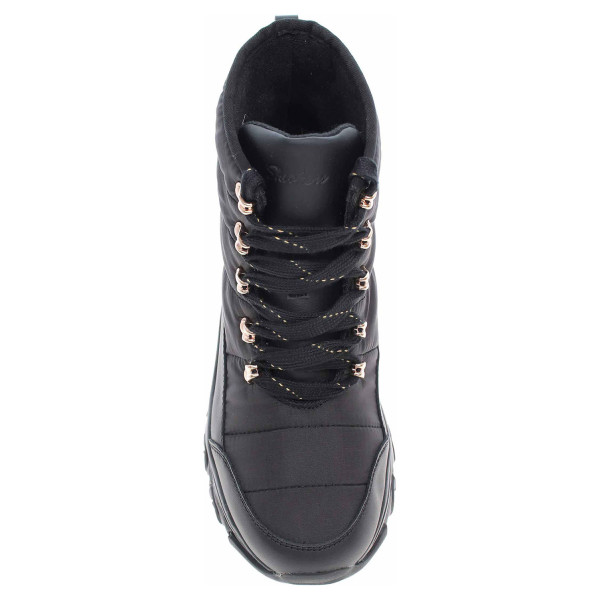 detail Skechers D´Lites - Weekender Puffer black-gold