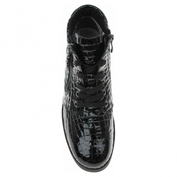 detail Dámska členkové topánky Caprice 9-25152-29 black croco pa.
