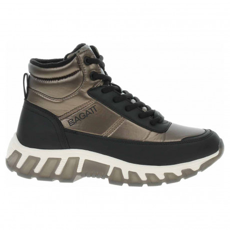 Dámska členkové topánky Bagatt D31-AGN30-5969 black-taupe