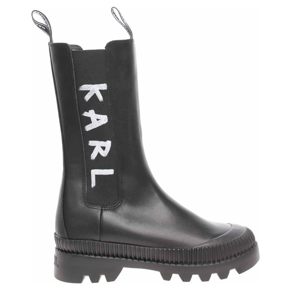 detail Dámske poločižmy Karl Lagerfeld KL42590 000 black lthr