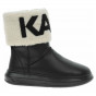 náhled Dámske poločižmy Karl Lagerfeld KL44550 Black Lthr/Textile