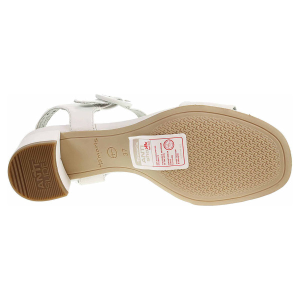 detail Dámske sandále Tamaris 1-28324-22 white leather