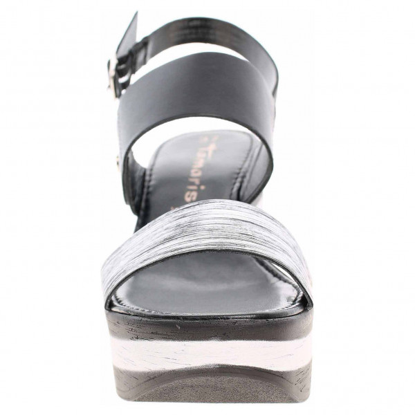 detail Dámske sandále Tamaris 1-28334-22 black-pewter str
