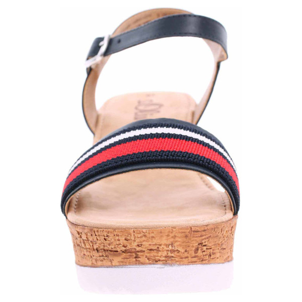 detail Dámske sandále s.Oliver 5-28300-22 navy-stripes