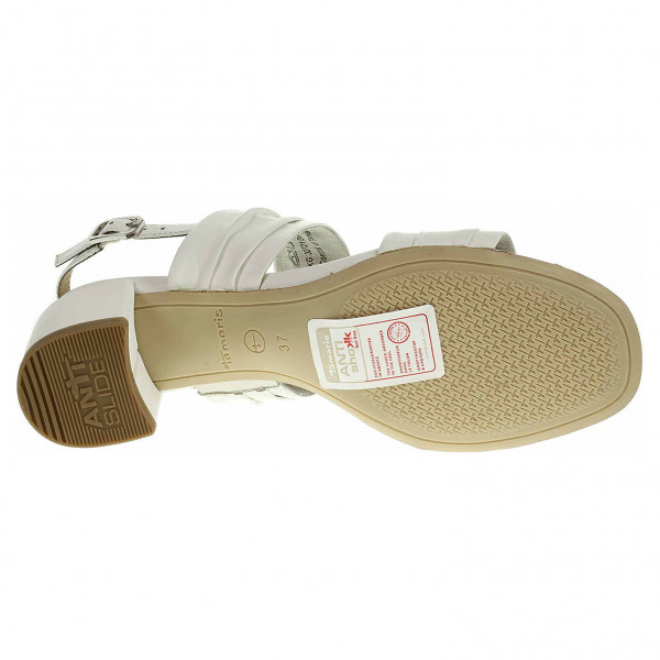 detail Dámske sandále Tamaris 1-28386-22 white leather
