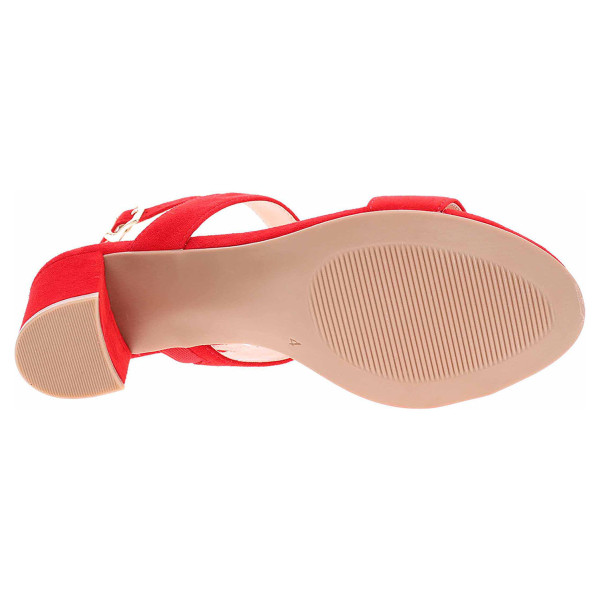 detail Dámske sandále Caprice 9-28303-22 red suede