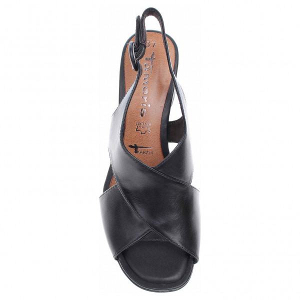 detail Dámske sandále Tamaris 1-28357-26 black leather