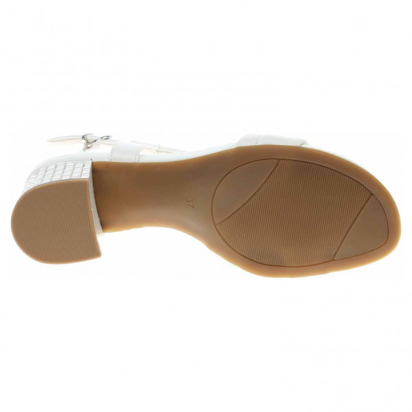 detail Dámske sandále Marco Tozzi 2-28304-38 white patent