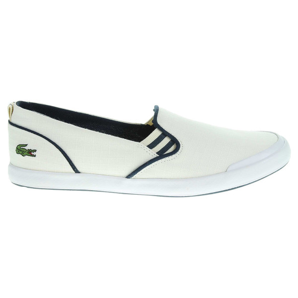 detail Lacoste Lancelle Slip-On dámská obuv bílá