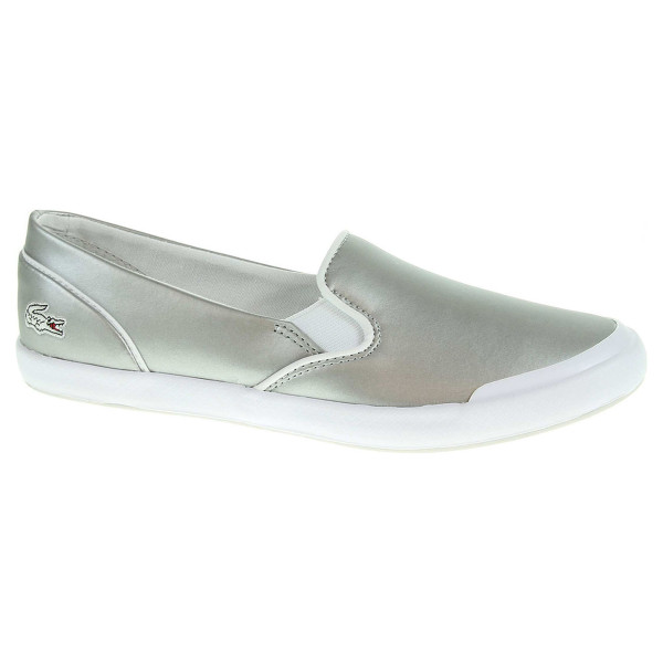 detail Dámska topánky Lacoste Lancelle Slip-On stříbrná