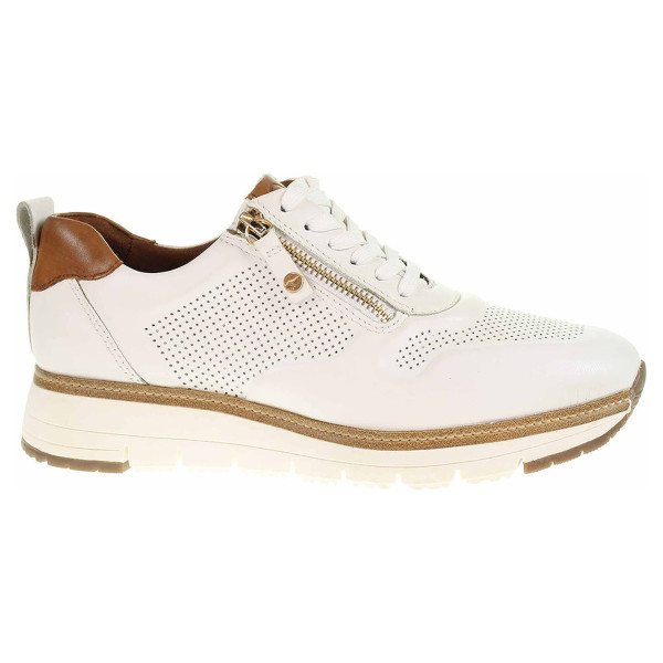 detail Dámske poltopánky Tamaris 1-23703-25 white-cognac