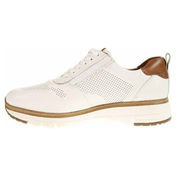 detail Dámske poltopánky Tamaris 1-23703-25 white-cognac