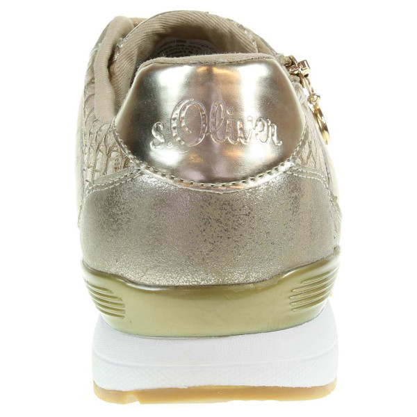 detail s.Oliver dámská obuv 5-23655-38 zlatá