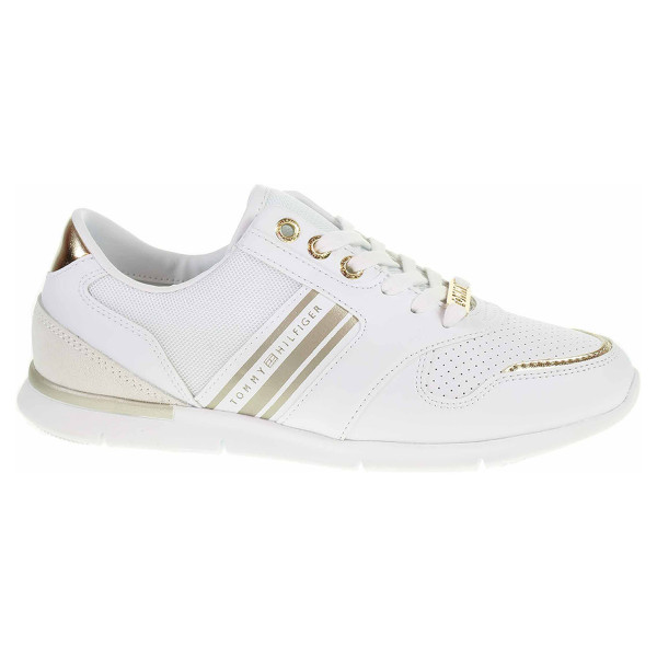 detail Dámska topánky Tommy Hilfiger FW0FW04701 0K7 white/light gold