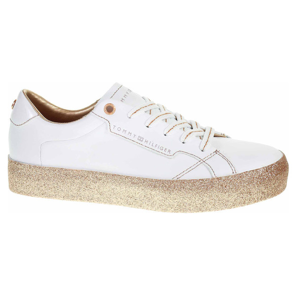 detail Dámska topánky Tommy Hilfiger FW0FW04849 0K6 white-gold