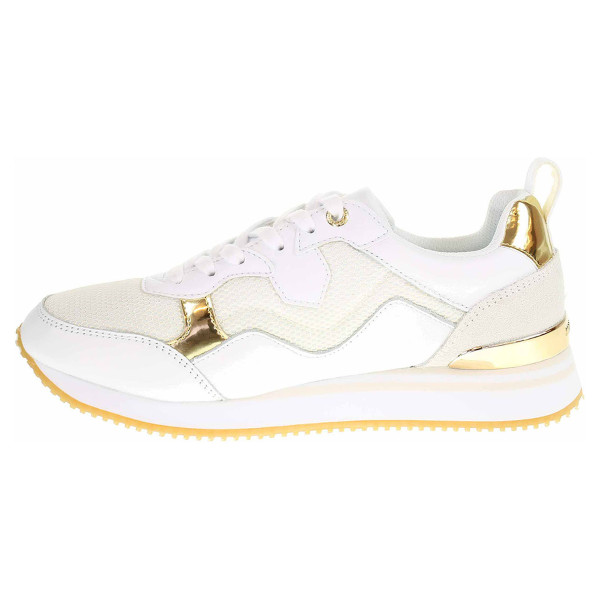 detail Dámske poltopánky Tommy Hilfiger FW0FW05010 0K7 white-light gold