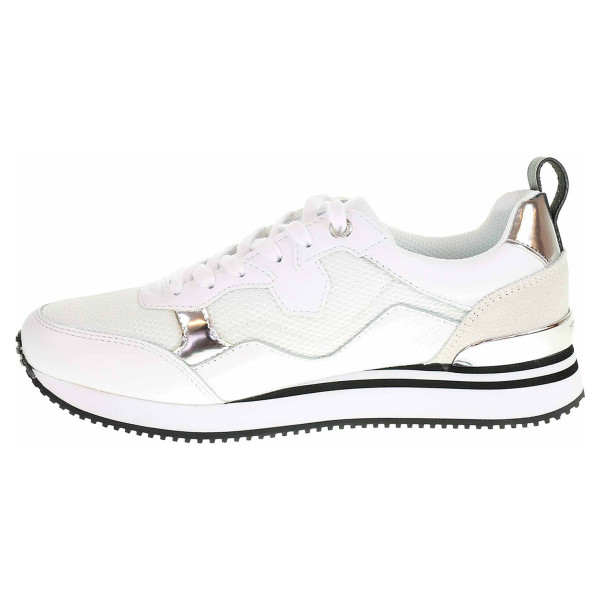 detail Dámske poltopánky Tommy Hilfiger FW0FW05010 0K8 white-silver