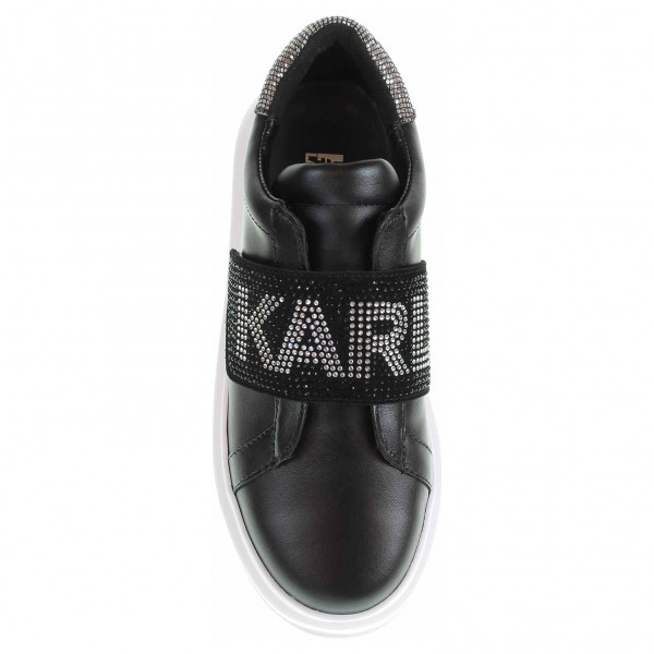detail Dámska topánky Karl Lagerfeld KL62536 00S black lthr w-silver