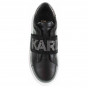 náhled Dámska topánky Karl Lagerfeld KL62536 00S black lthr w-silver