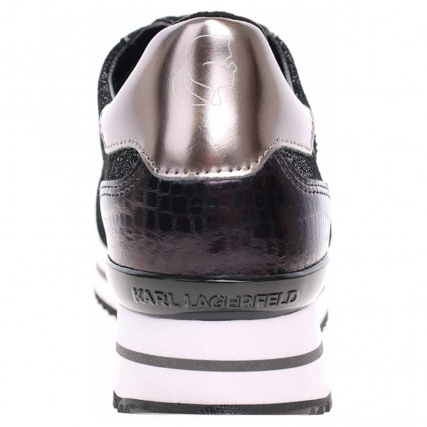 detail Dámska topánky Karl Lagerfeld KL61932 G0L black glitter-silver